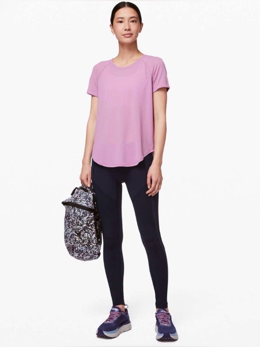 Lululemon Open Up Tie Back Tee, Size 6